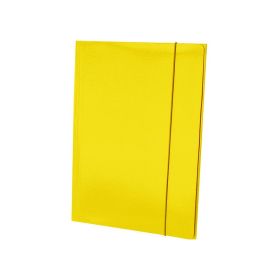 Fascikla kartonska A4 plastificirana sa gumom žuta 400g