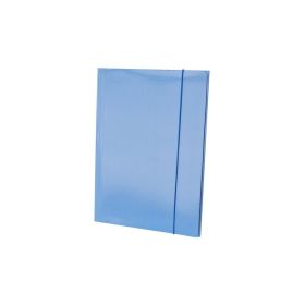 Fascikla kartonska A4 plastificirana sa gumom plava 400g