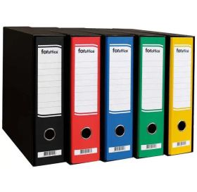 Registrator A4 kartonski zeleni sa crnom kutijom FOROFFICE